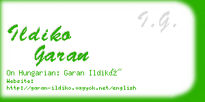 ildiko garan business card